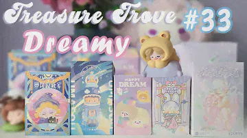 Treasure Trove #33 Dreamy Blind Box Unboxing (Finding Unicorn, Molinta, HeyDolls, 52 Toys & more)