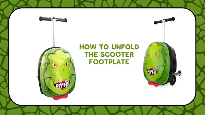 Unfolding your Flyte Case Scooter
