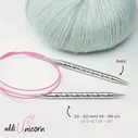 Спицы Addiunicorn металлические круговые супергладкие