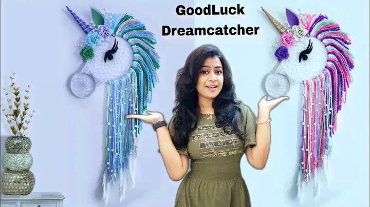 DIY Unicorn Dreamcatcher Wall hanging 🦄