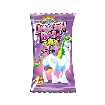 Карамель леденцовая Fini Unicorn balls, кислые, 5 гр