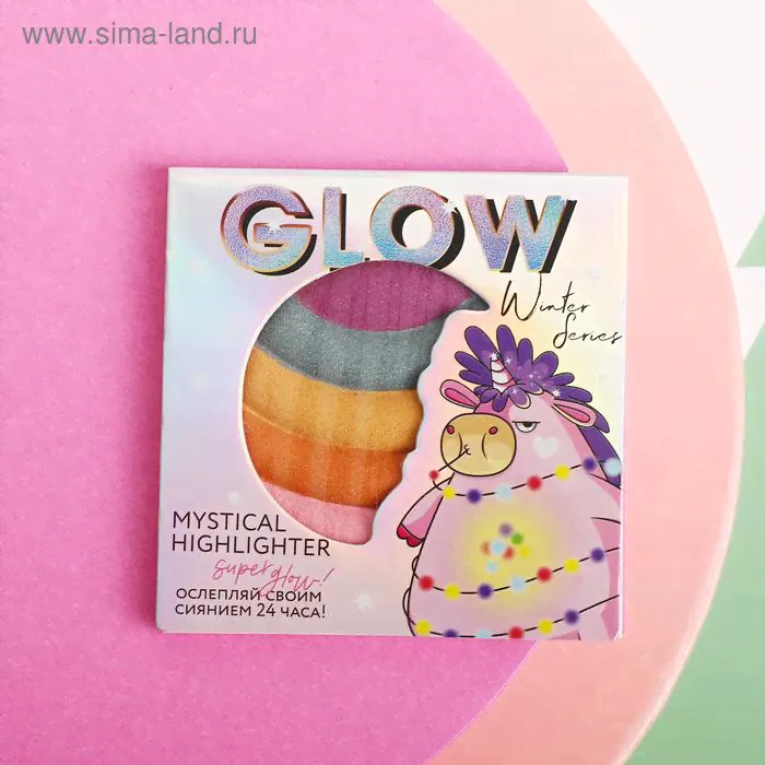 Радужный хайлайтер для лица Unicorn Glow-0