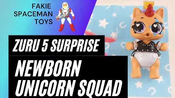 Toy Unboxing Zuru 5 Surprise NEWBORN Unicorn Squad