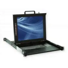 Консоль Unicorn 17-RU-SEA 1U 17" монитор, клавиатура 106 кнопок, touchpad, возможность подключения многопортового KVM-модуля-0