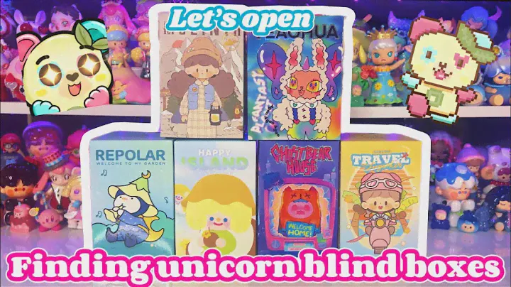 FINDING UNICORN BLIND BOXES *♡* SHINWOO, ZZOTON, MOLINTA AND MORE!