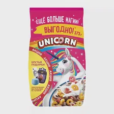 Радужные колечки Kelloggs Unicorn с фруктовым вкусом 375г