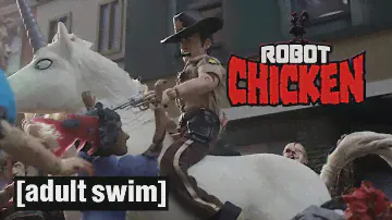 Robot Chicken - The Walking Dead Special | Look Who's Walking | Adult Swim UK 🇬🇧