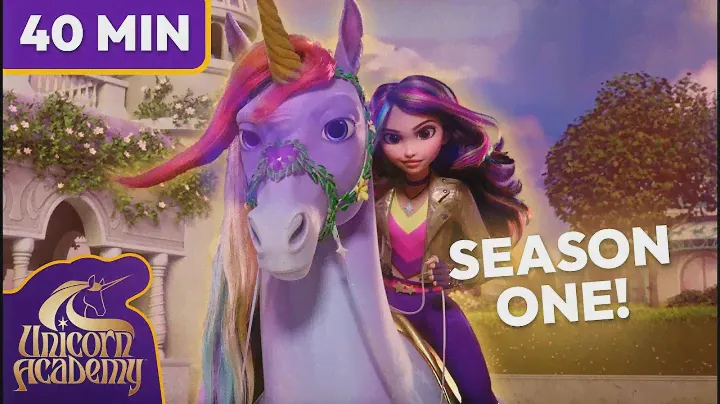 Unicorn Academy FULL SEASON 1! 🌈 (in 40 minutes) | Cartoons for Kids