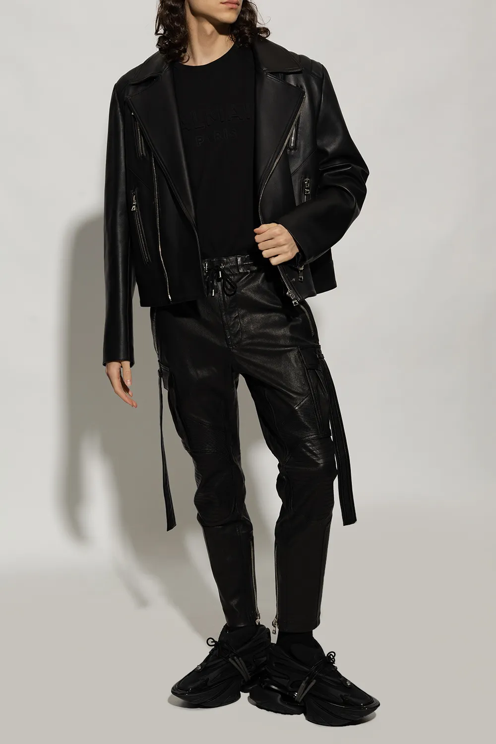 Кроссовки Balmain B-Bold Maximum Unicorn чёрные-2