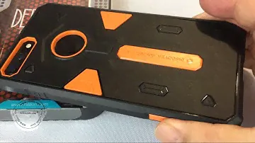 Прочный, гибридный, тонкий, бронезащитный чехол Nillken Defender II для iPhone 7 Plus