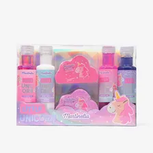 Детский набор Martinelia Little Unicorn с шампунем, лосьоном, гелями для душа и шипучими бомбочками для ванны