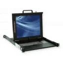 Консоль Unicorn 17-RU-SEA 1U 17" монитор, клавиатура 106 кнопок, touchpad, возможность подключения многопортового KVM-модуля