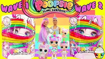 POOPSIE Unicorn Wave 2 + Wave 1 Complete Collections Unicorn Family Unicorn Boi Family