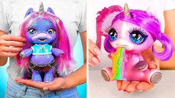 Poopsie UNICORN Dolls WIth Makeup And Scents