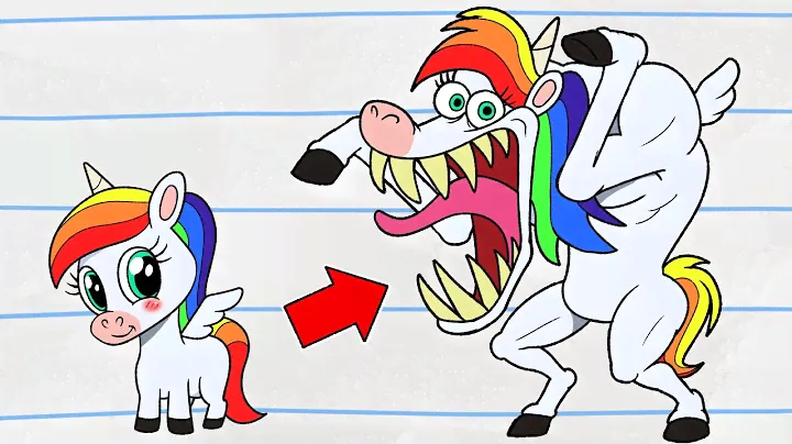 Unicorn Transforms Into Werewolf! | (NEW) Boy & Dragon | Cartoons For Kids | Wildbrain Toons