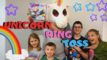 Unicorn Magic Ring Toss Game