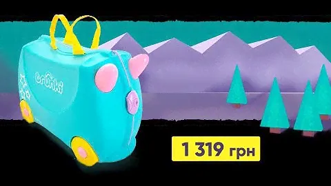 Чемодан детский на колесах Una Единорог Trunki TRU-B054