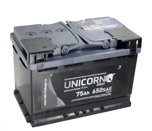 UNICORN GRAY 6СТ-75 (О.П.) 600А-0