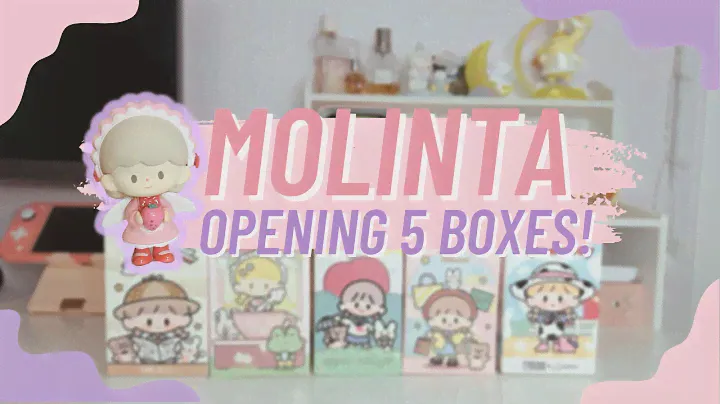 Unboxing FIVE Different Blind Boxes | Molinta x Finding Unicorn