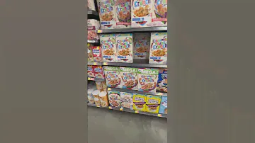 Сухие завтраки в Америке, их великое множество#завтрак #американский #walmart #food