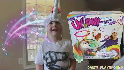 Unicorn Magic Ring Toss Game