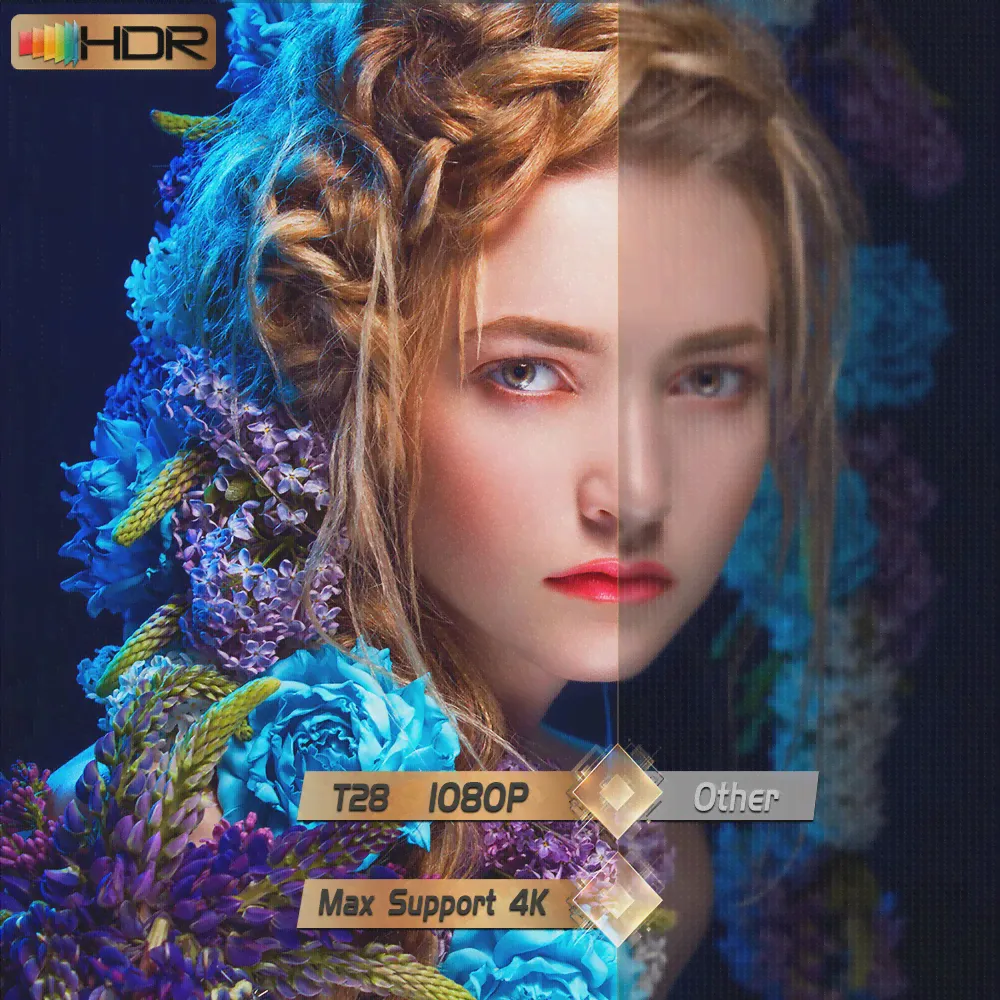 Light Unicorn T28 1080P full HD13000 люмен домашний 4K Android 5G WiFi 300Inch домашний кинотеатр для телевизор Smart tv (art.: 3920c296f878c)-4