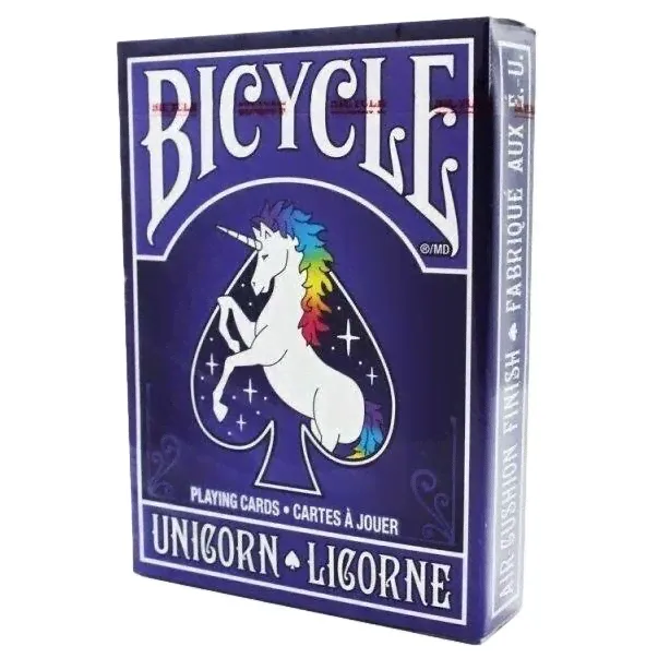 Карты игральные 54 шт. Bicycle Unicorn, Licorne, пластиковое покрытие-0