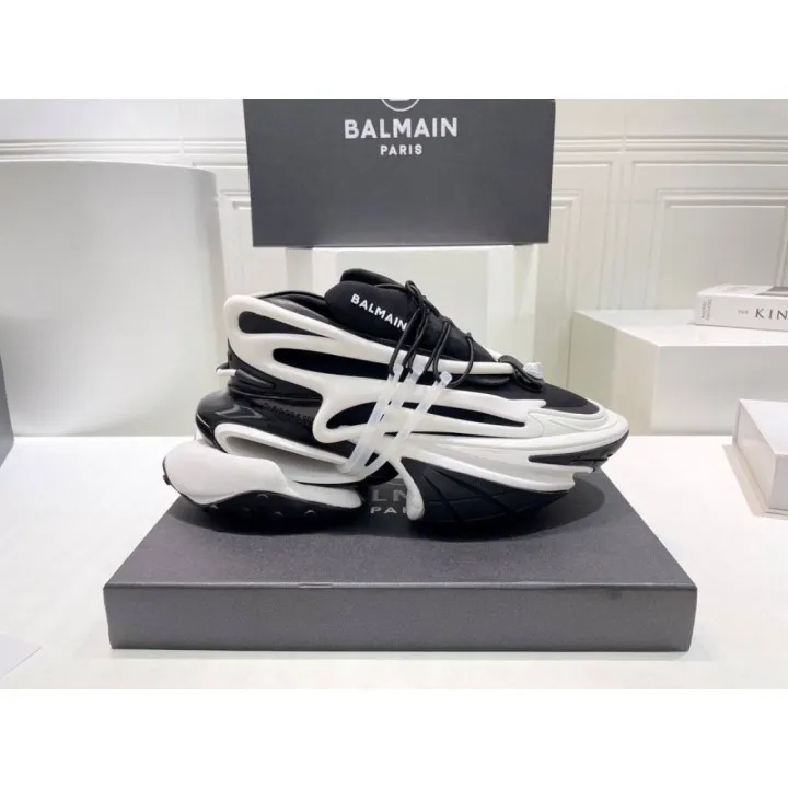 Кроссовки Balmain Unicorn White/Black-0