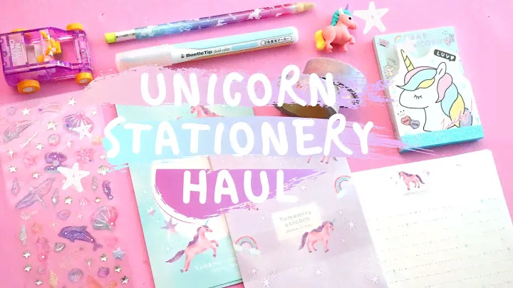 Cool & Unique Unicorn Themed Japanese Stationery Haul Must Haves Available On Zenpop